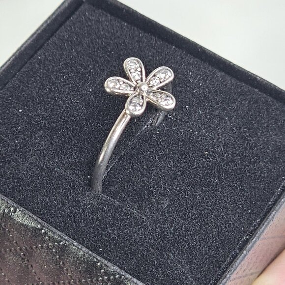 Pandora Dazzling Daisy Ring With Gift Box ALE 925 Sterling Silver Authentic - Picture 11 of 11